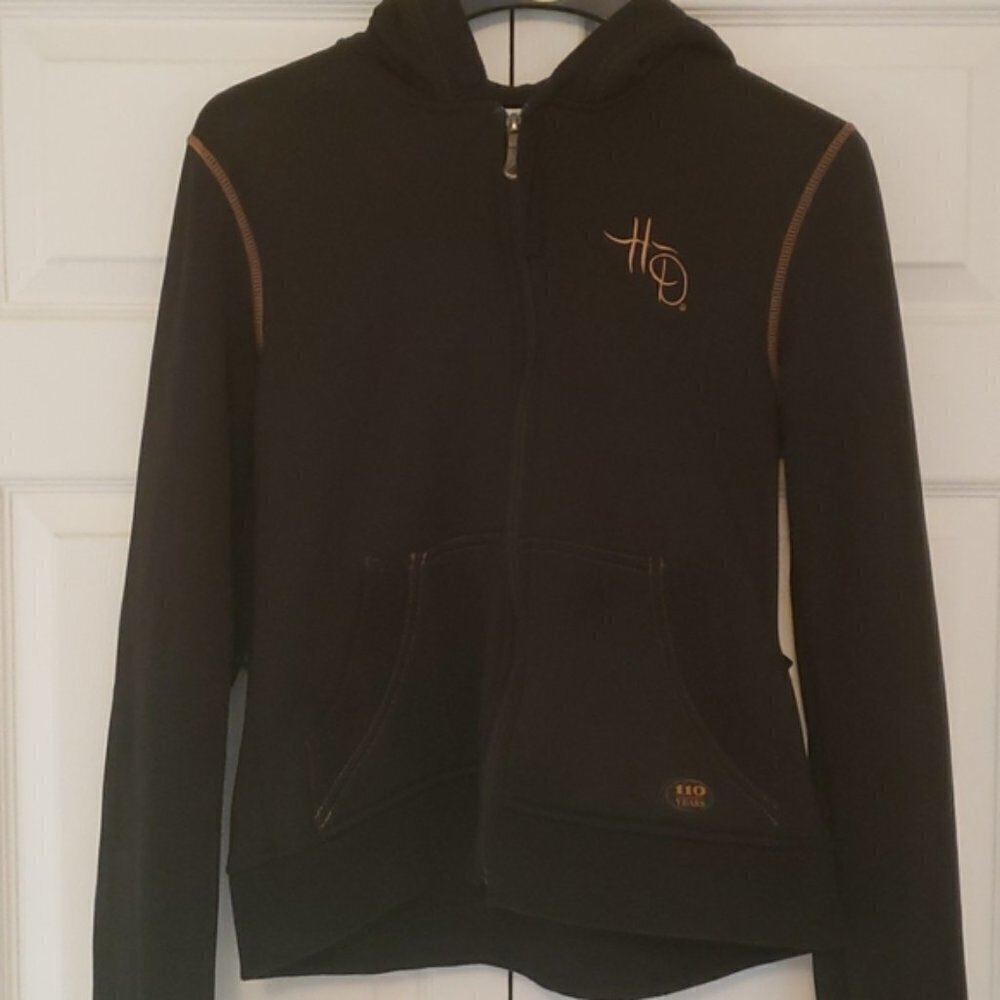 Harley Davidson Women's 110th Anniversary 3 in 1 Leather Jacket Med EUC - Picture 6 of 11
